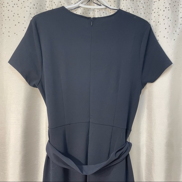 Navy dress with sash - Picture 5 of 6